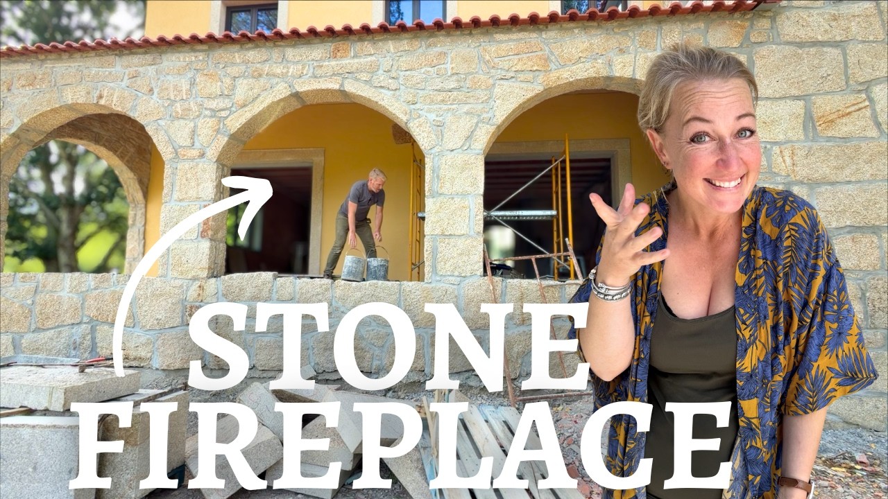 Interior Stone Work BEGINS on our Stone House in Portugal