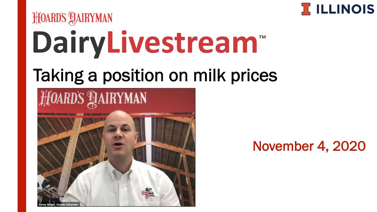 DairyLivestream: Taking a position on milk prices