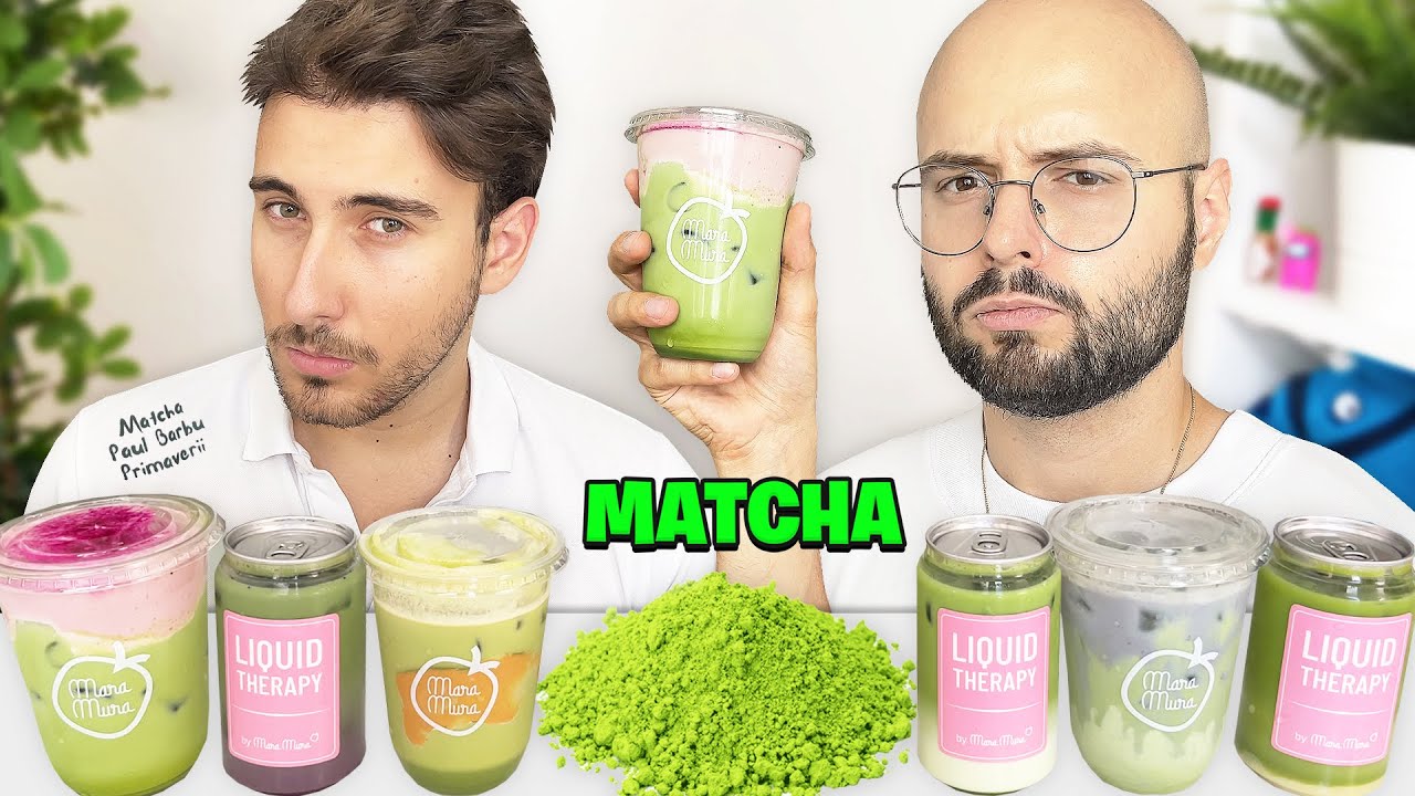 Incercam 6 MATCHA DIFERITE cu Paul Barbu (EXPERT IN MATCHA)