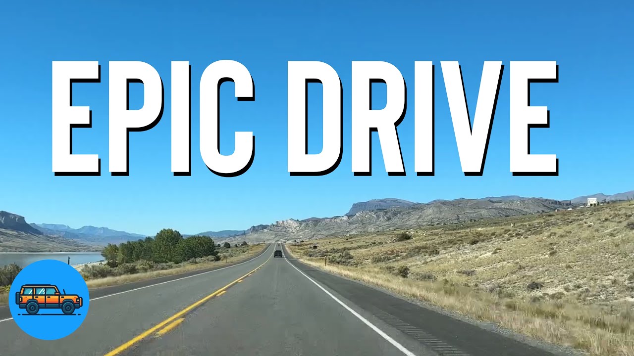 Driving to Yellowstone East Entrance  Wyoming Dashcam 4K
