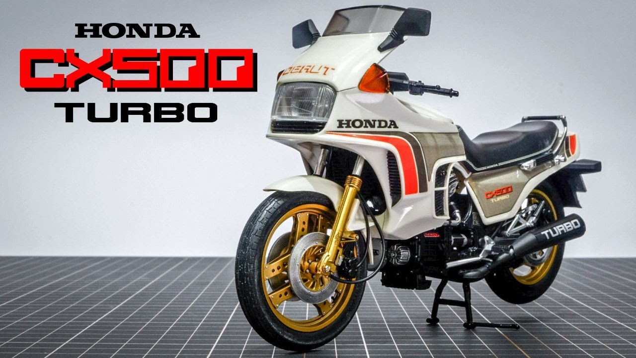 Honda CX500 Turbo [Tamiya 1/12 Scale] Plastic Model Kit Full Build