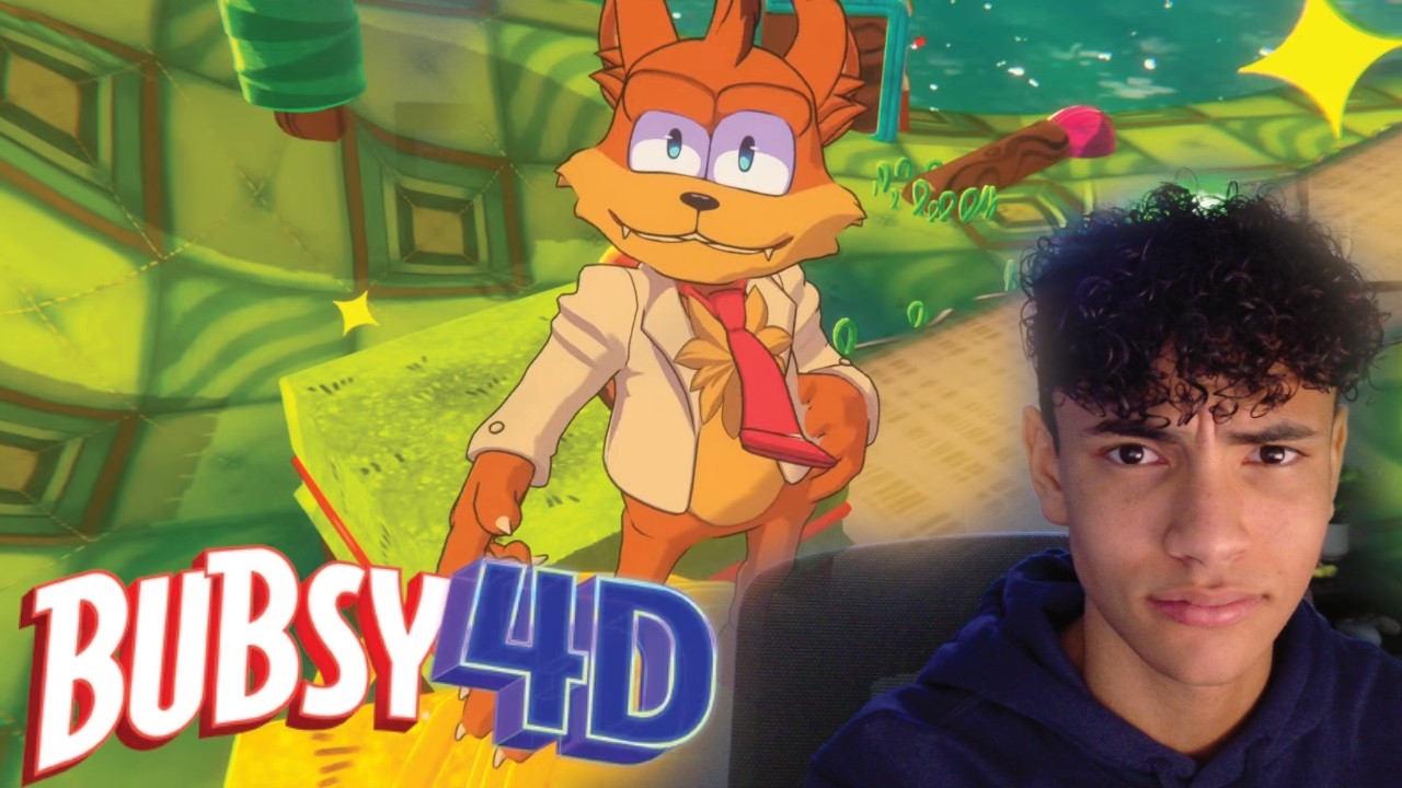 Trying the Bubsy 4D Demo for the First Time!