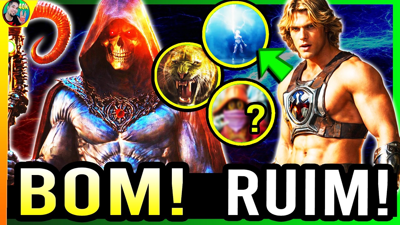 🚨BOMBA! TRAILER HE-MAN DETALHES ESQUELETO e HE-MAN que NINGUÉM VIU no TRAILER MESTRES do UNIVERSO