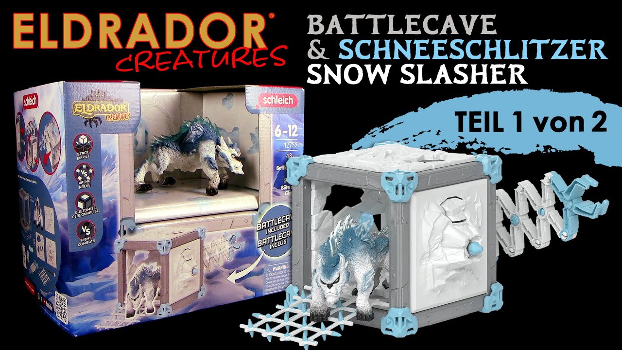 Schleich ® Eldrador ® Creatures - BattleCave Snow Slasher / Schneeschlitzer - Teil 1 von 2 - Meinung