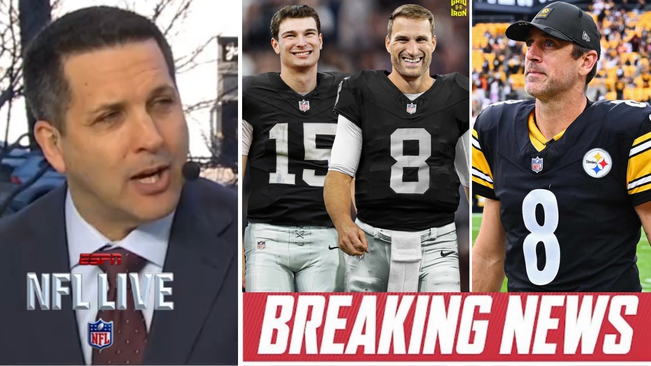 NFL LIVE | Adam Schefter details Raiders land Kirk Cousins to mentor Mendoza, Aaron Rodgers' future?