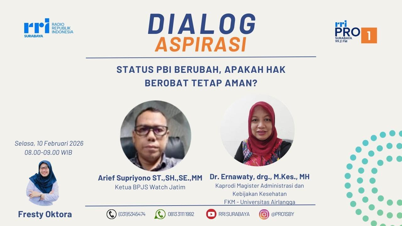 📌 Dialog Aspirasi || Status PBI Berubah, Apakah Hak Berobat Tetap Aman?