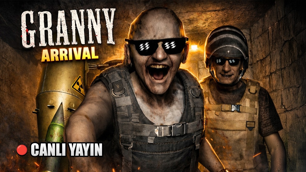 GRANNY'NİN EVİNDEKİ GİZLİ NÜKLLER ÜSSÜ!😂- Granny Arrival 🔴CANLI YAYIN