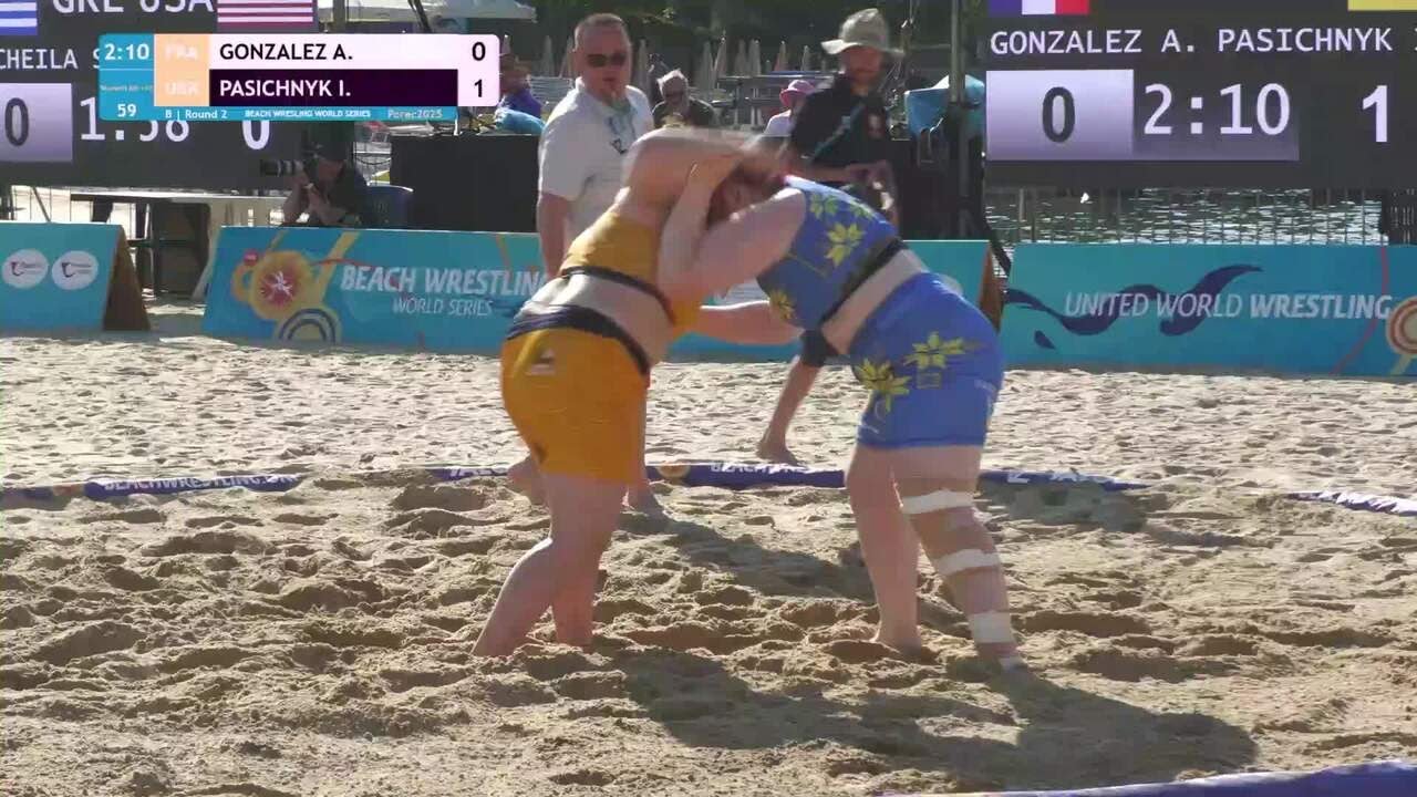Angelique Carole GONZALEZ (FRA) vs. Iryna PASICHNYK (UKR) • B | Round 2 • Women's BW +70Kg