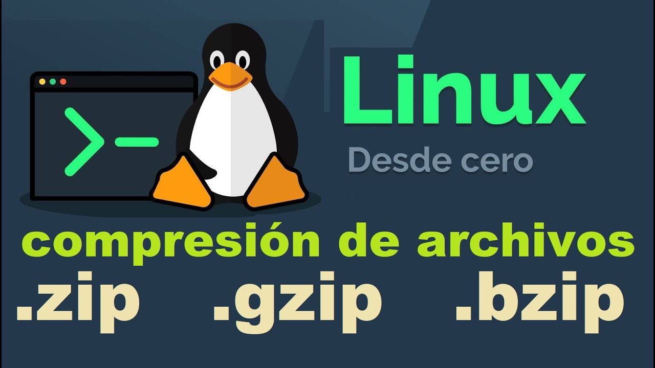 Curso de Linux desde cero para principiantes | COMPRIMIR ARCHIVOS, GZIP, BZIP, ZIP ,  (video 36)