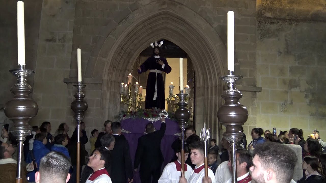 Regreso a la Capilla de Santiago de Jesús de la Bondad trás su Bendición – Sanlúcar de Barrameda -