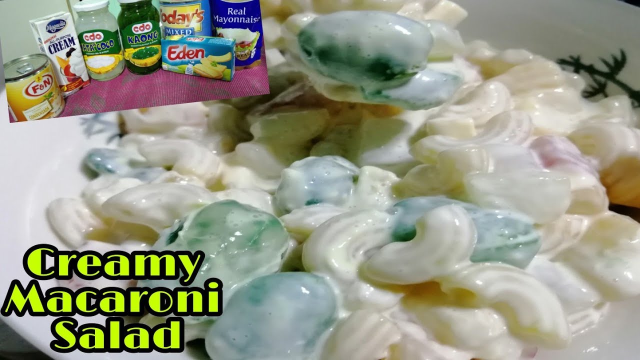 Creamy Macaroni Salad / For All Season Filipino dessert  /