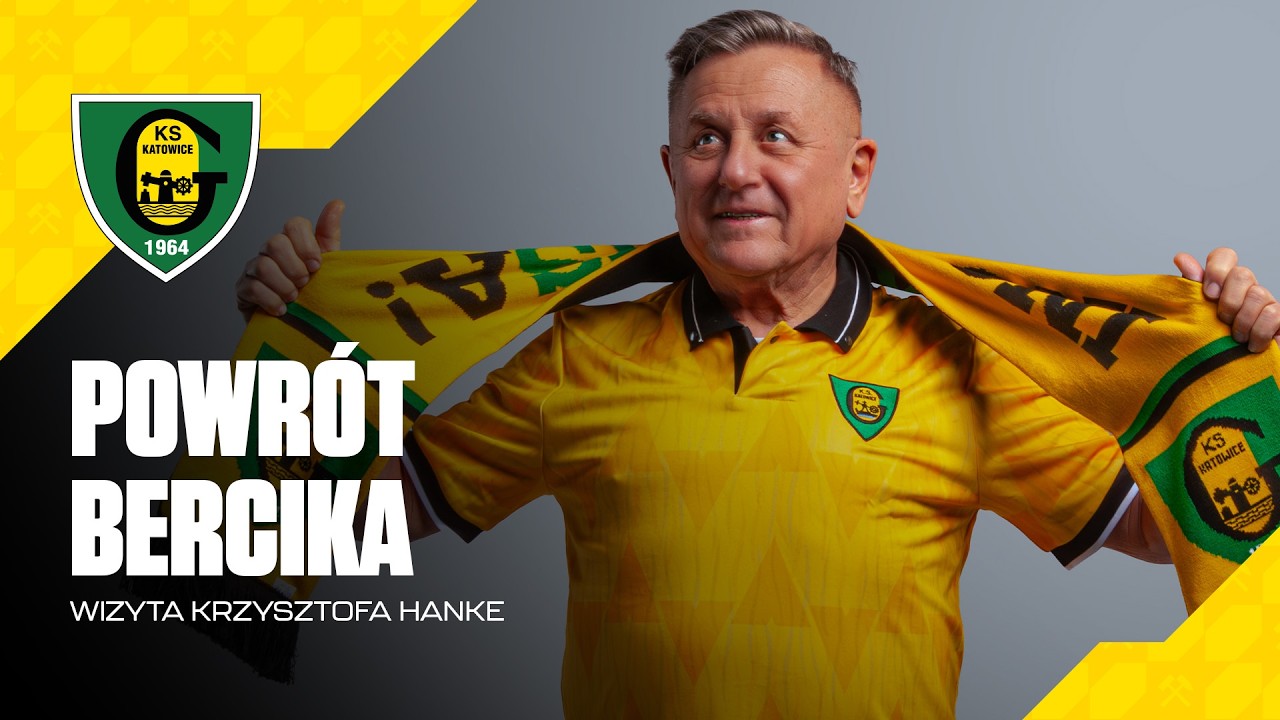 „Powrót Bercika”. Krzysztof Hanke z wizytą w GKS-ie Katowice (10.02.2026)