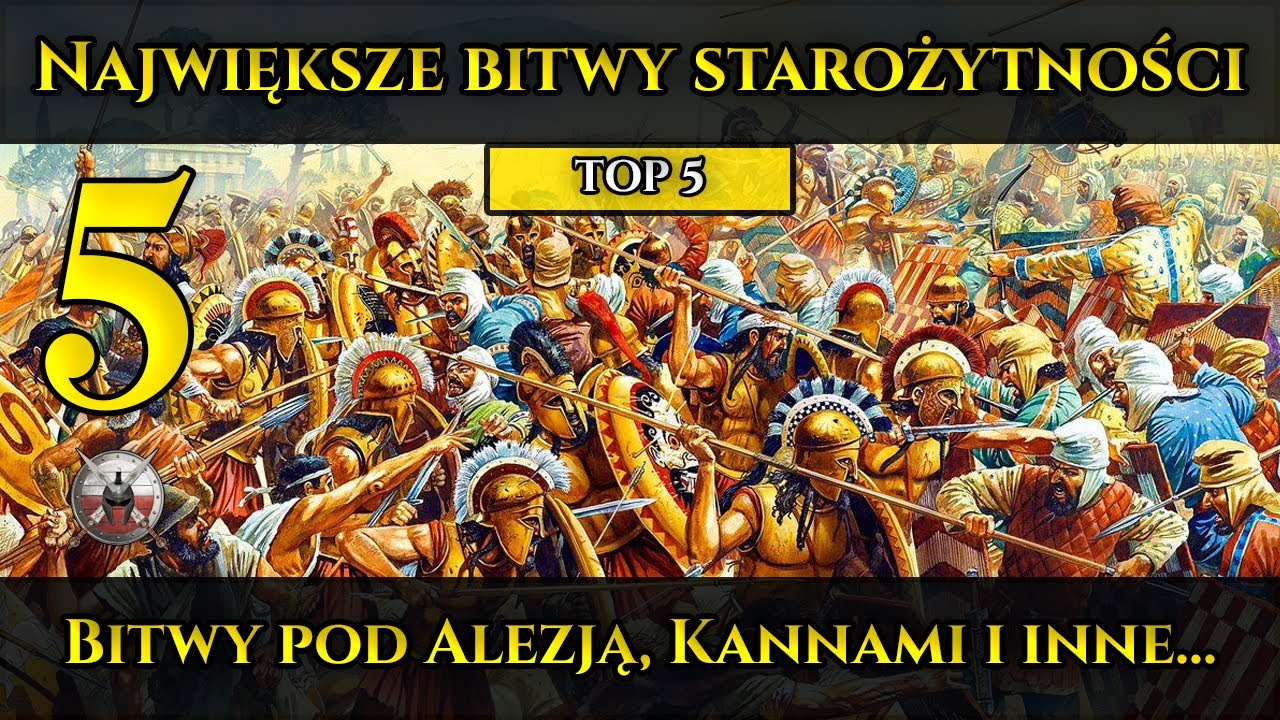 TOP 5 Największe bitwy w historii starożytności. Bitwa pod Alezją, Kannami i inne...