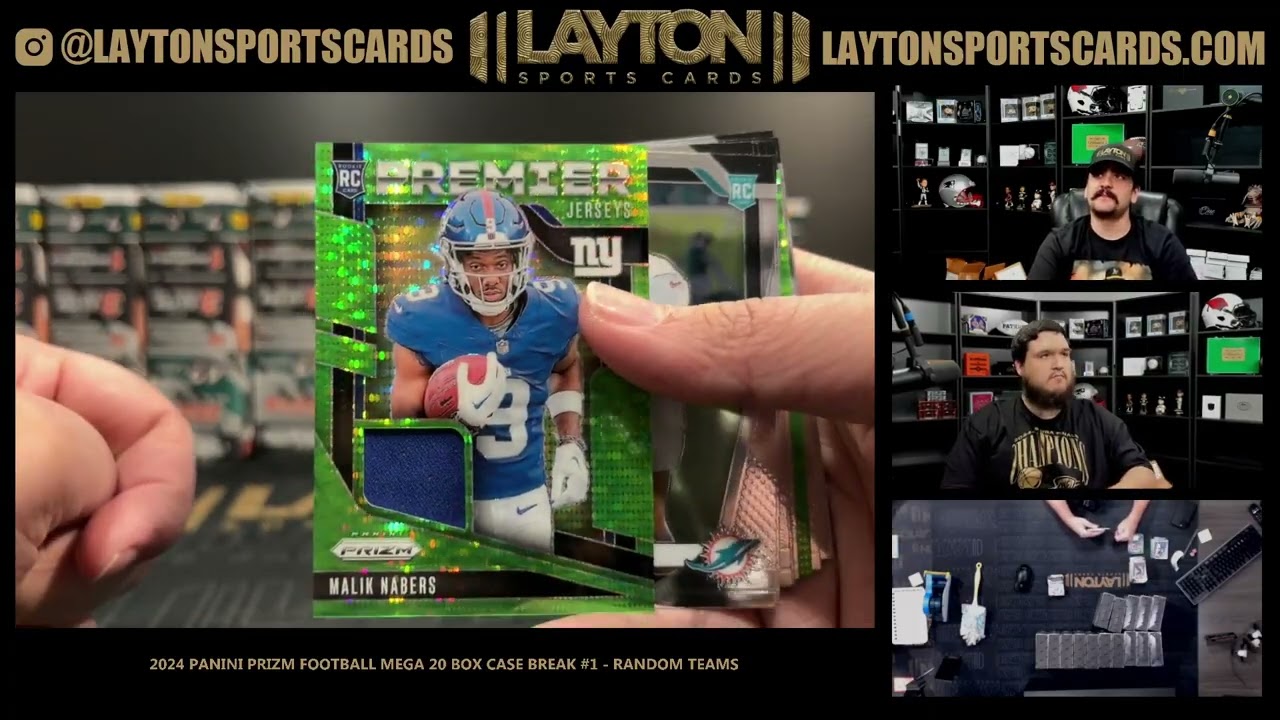 2024 Panini Prizm Football Mega 20 Box Case Break #1