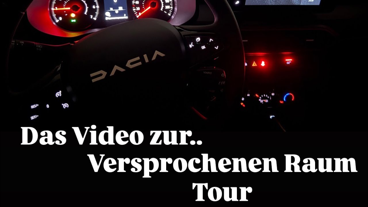 Dacia Sandero, das versprochene Video zur Room Tour.
