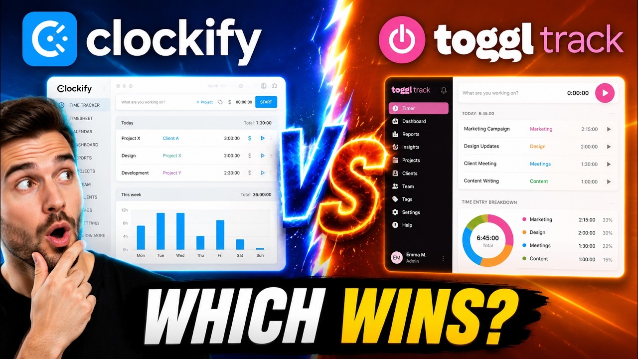 Clockify vs Toggl Track: Which One Actually Wins?