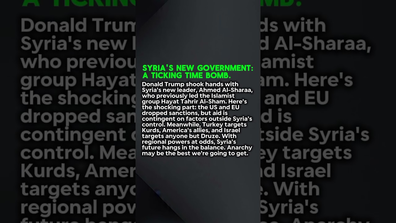 US Sanctions Lifted: What's Next for Syria? #shorts