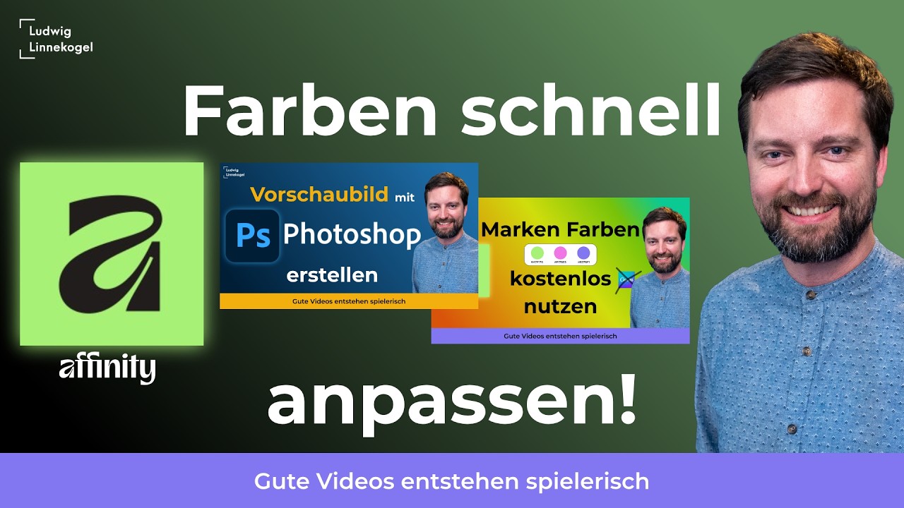 Affinity von Canva Tutorial: Globale Farben nutzen & massiv Zeit sparen