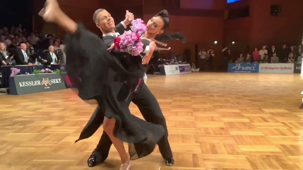 WALTZ - U21 SEMI FINALE 👍👍Aurimas Meska & Aine (57) - WDSF 2023 GOC German Open Stuttgart -