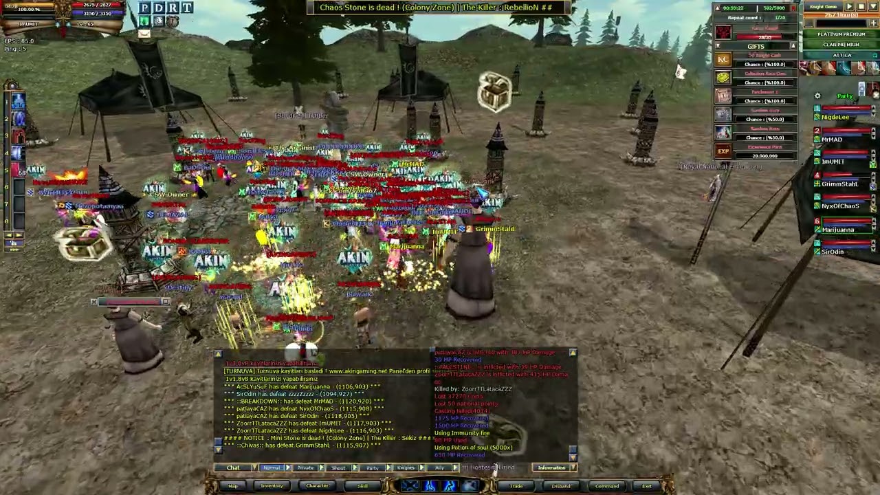 #akıngame #knightonline #mage #pk