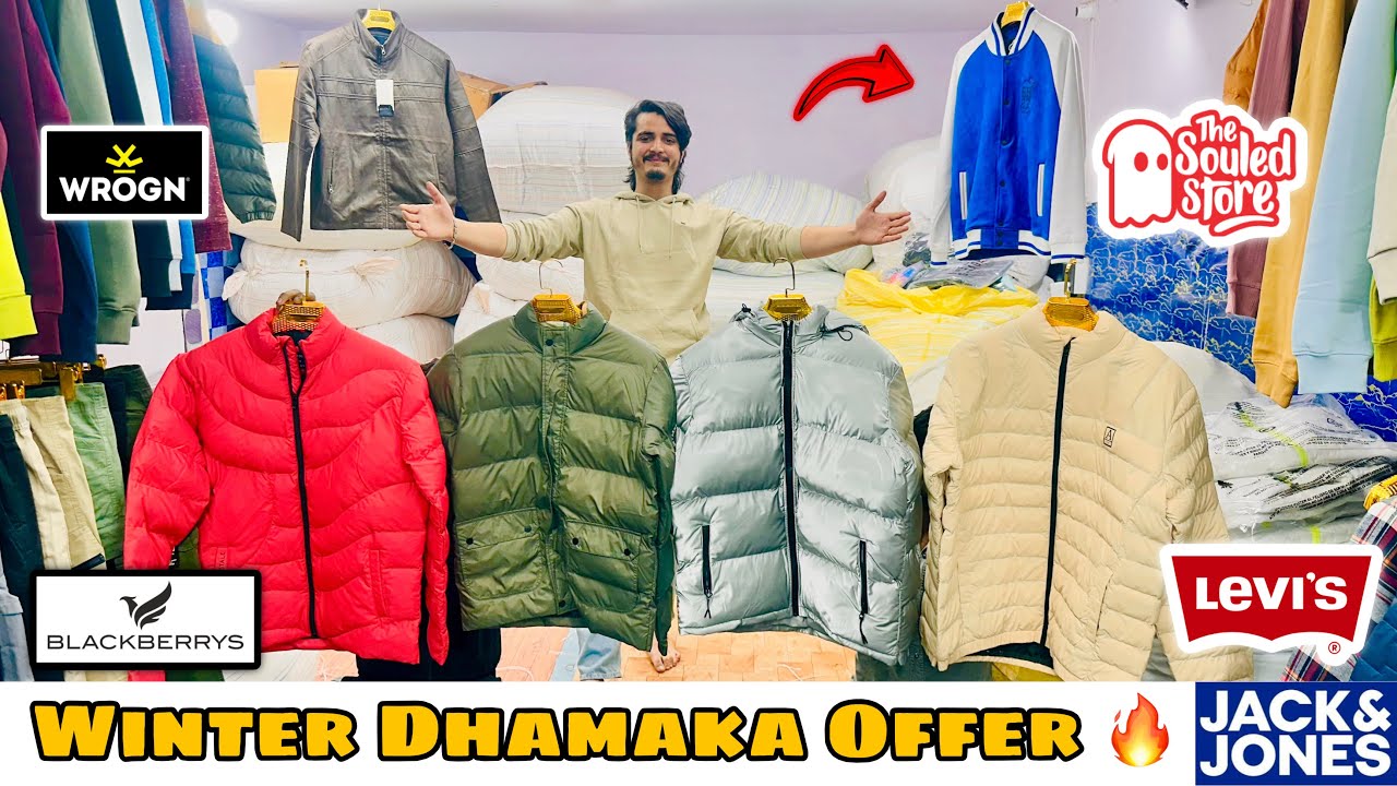 Winter Dhamaka offer Jacket Rs.250 only 😱 💯Original Branded Clothes Mens Wear Wholesale & Retail 