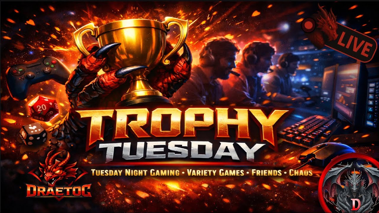 Trophy Tuesday with the Crew for @SixSh0t's Birthday