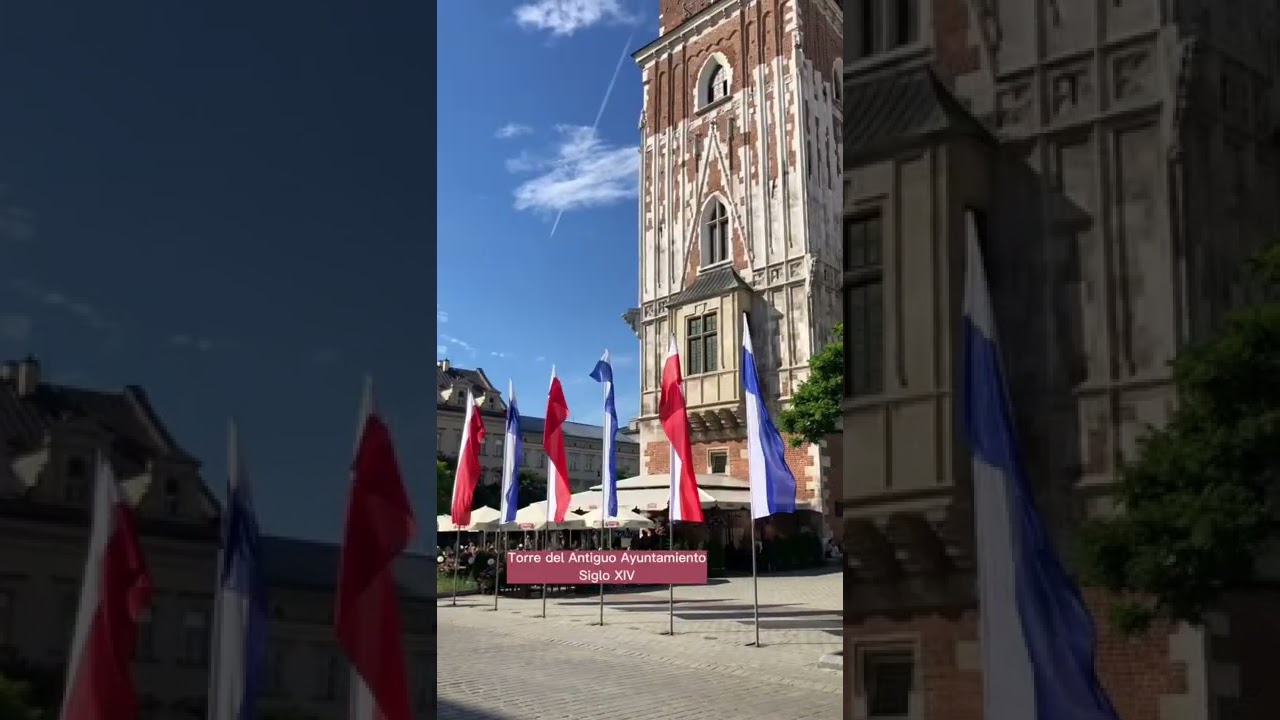 La plaza comercial medieval m&aacute;s grande de Europa queda en #Cracovia #Polonia #krakow #poland