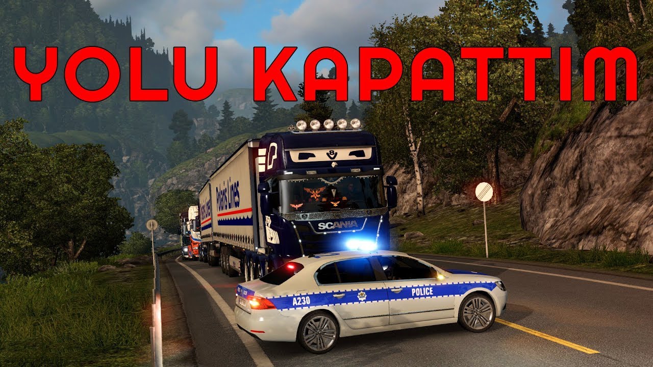 ADMİNLE BİRLİKTE YOLU KAPATIP AÇTIK | Yol Çalışması #2 | ETS2MP