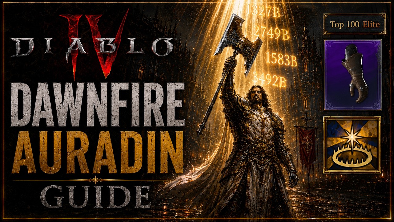 Diablo 4 &mdash; Гайд на Аурадина Dawnfire Паладина: 14 сезон