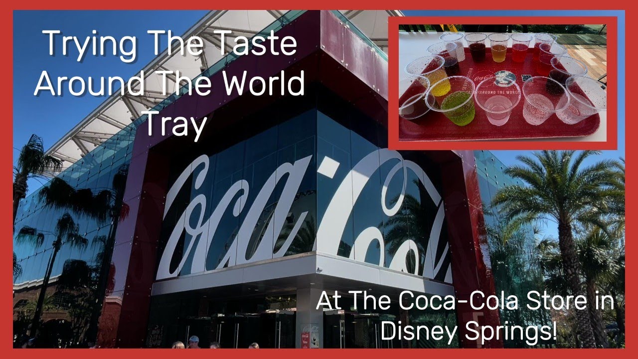 You Won't Believe These Flavors!  Trying the Taste Around The World Tray at Disney Springs!