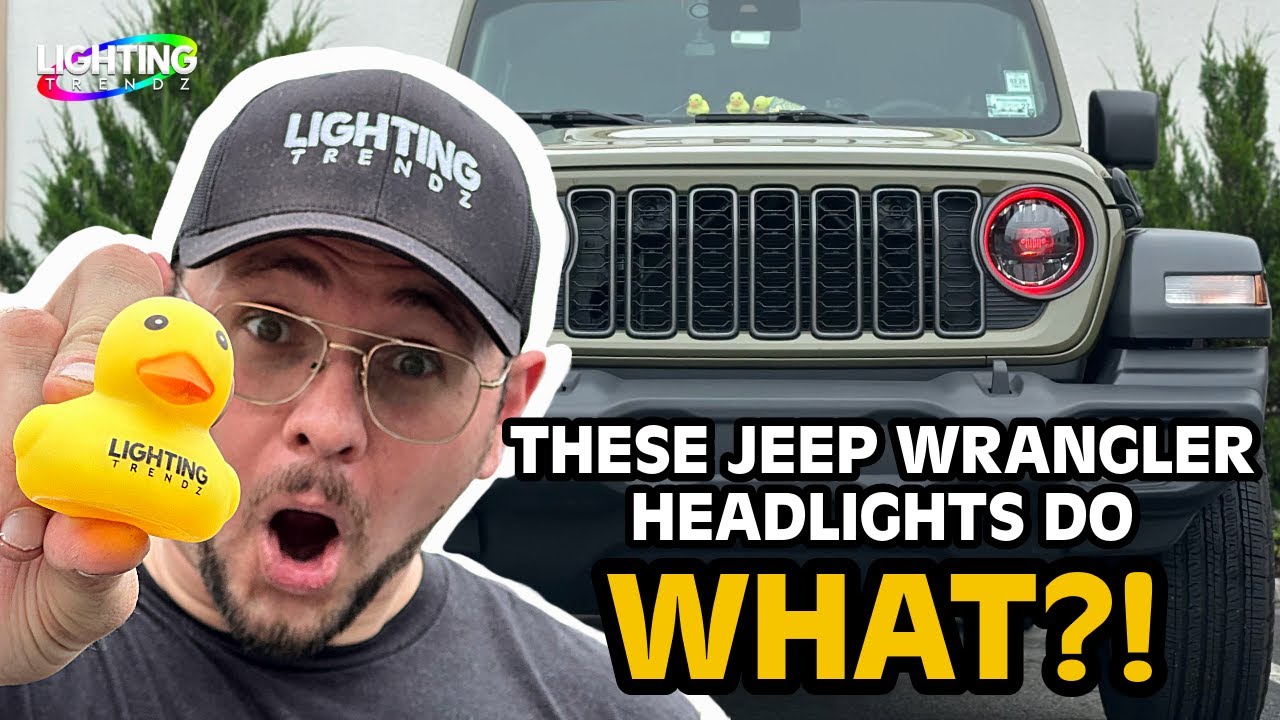 Must-See 2025 Jeep Wrangler JL DRL Headlights Upgrade - You Won't Believe What They Do!