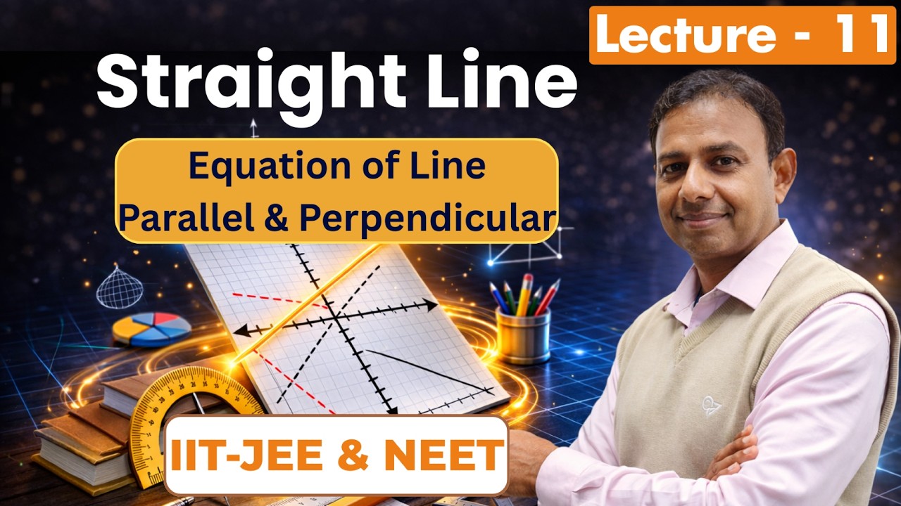 CLASS - 12 | MATH | EQUATION OF LINE PARALLES & PERPENDICULAR TO A GIVEN LINE