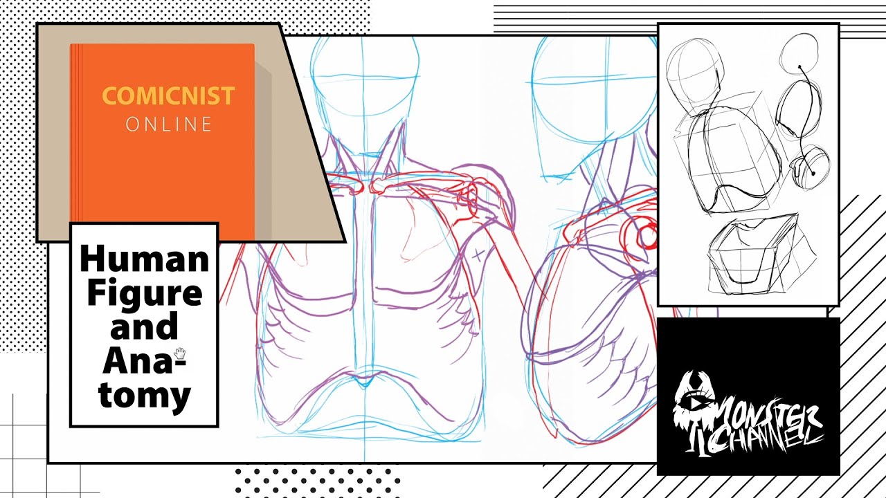 Comicnist ep.17 : การเขียนโครงร่างกายและกล้ามเนื้อของมนุษย์
