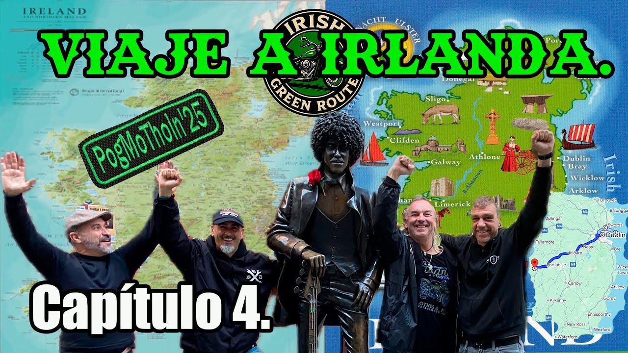 Viaje a Irlanda. Dublín y tumba de Phil Lynott. (Thin Lizzy.)... Entre otros sitios...