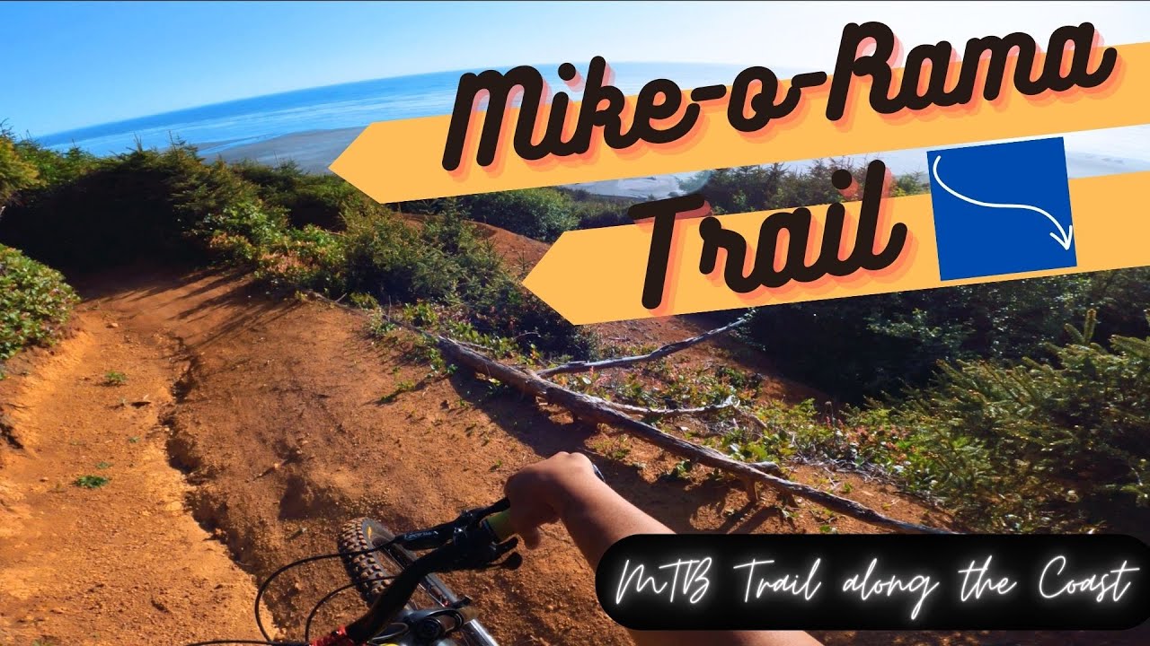 MIKE O RAMA Seabrook WA | A mountain bike trail next to the PNW coast