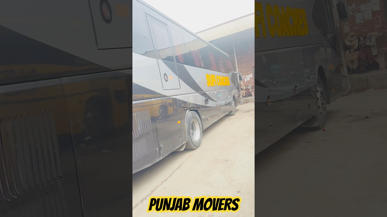 Sufi Coaches Yutong in General Bus Stand Lahore | Punjab Movers Bus Spotting