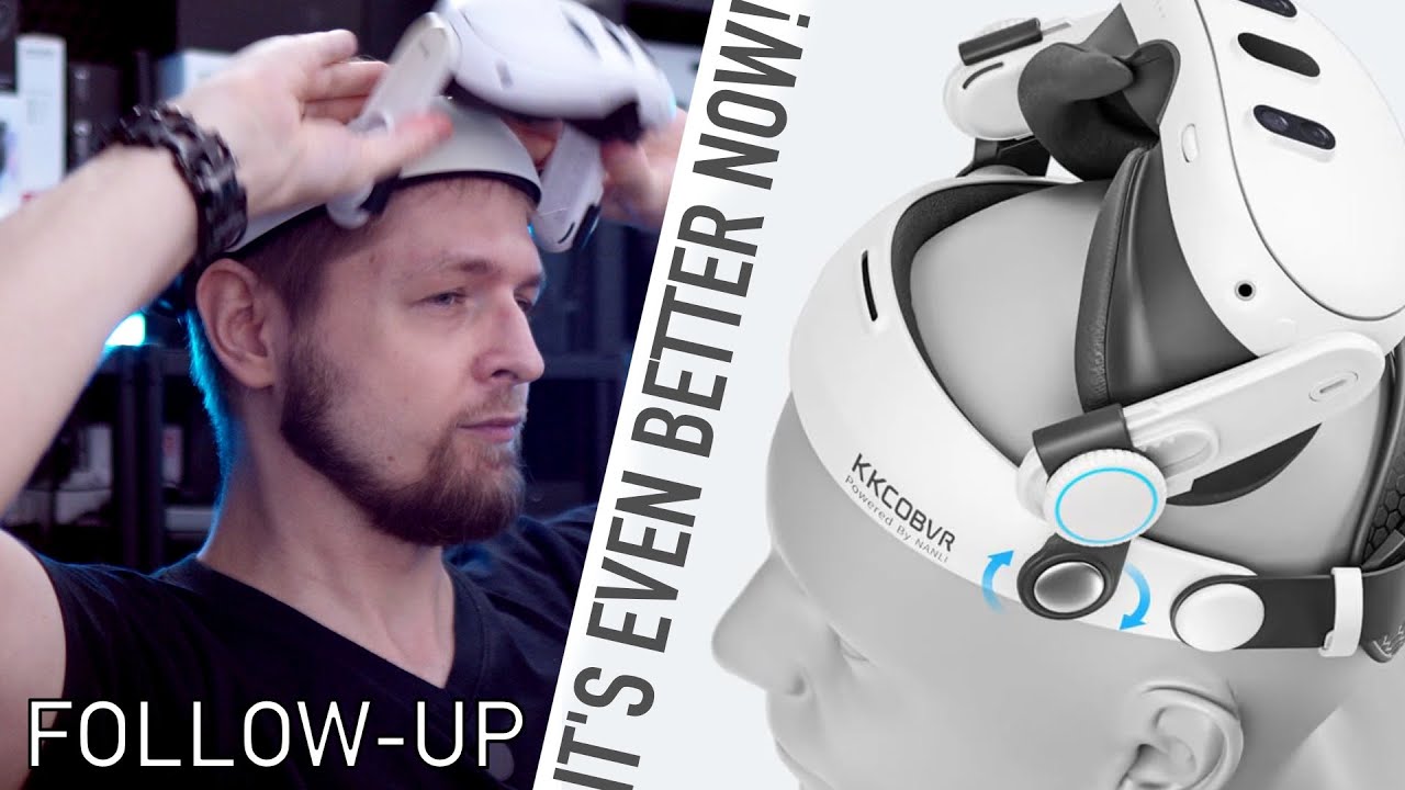 My favorite battery head strap for Quest 3 is even better now. 2 HUGE changes in Kkcobvr Q3 Pro