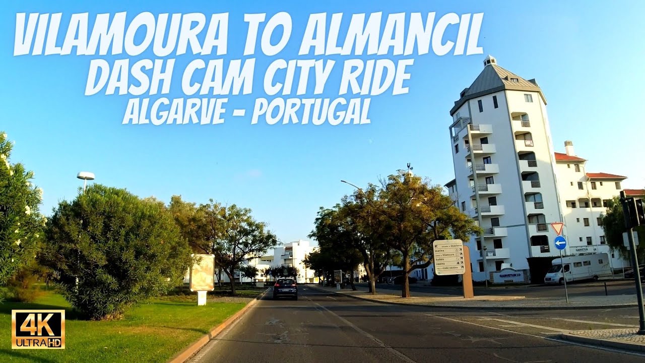 Vilamoura to Almancil Dash Cam Car Ride Algarve Portugal Travel Vlog 🇵🇹🛣️⛳🚗 @googlemaps