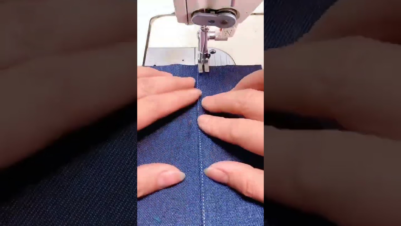 Flat felled seams are strong and sturdy. Use this technique when extra durability is needed.