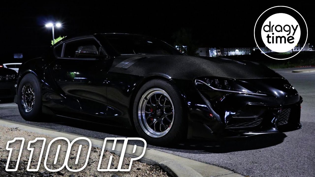 1100 HP Toyota Supra A90 GR | Acceleration from 100-200 200-250 Km/h | 60-130 100-150 mph