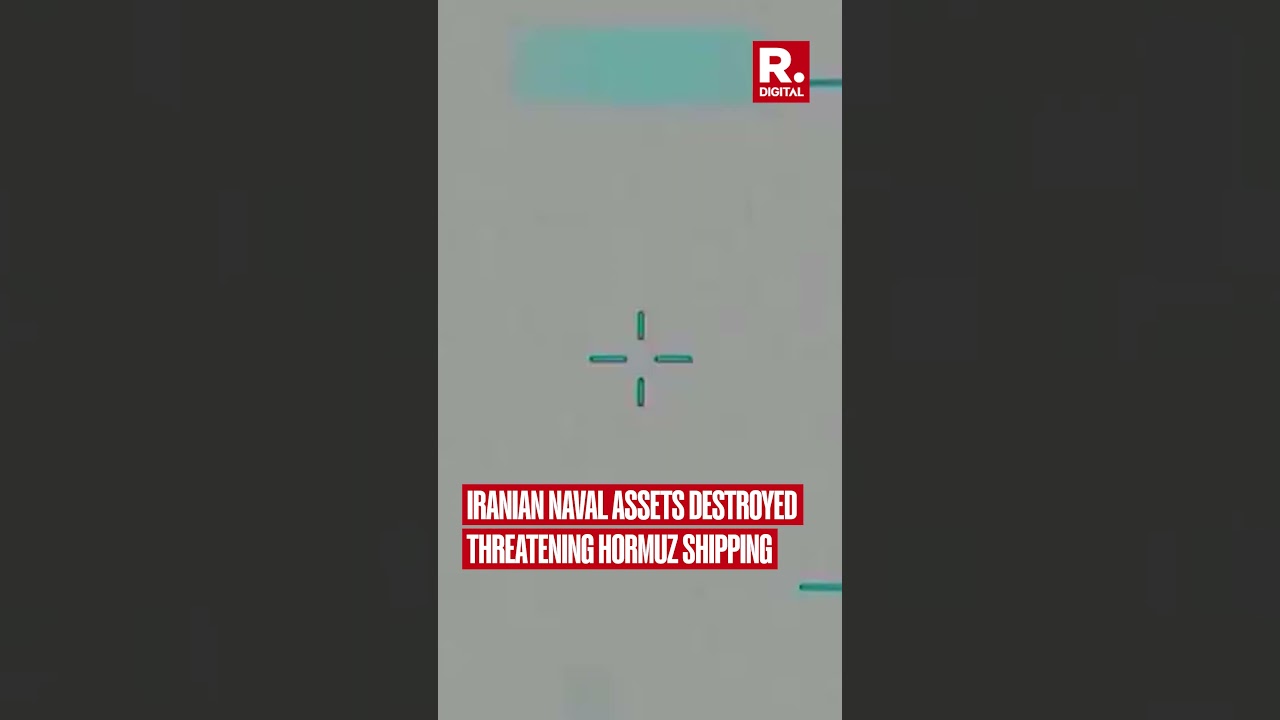 CENTCOM Releases Video of US Forces Destroying Iranian Naval Targets Near Strait of Hormuz