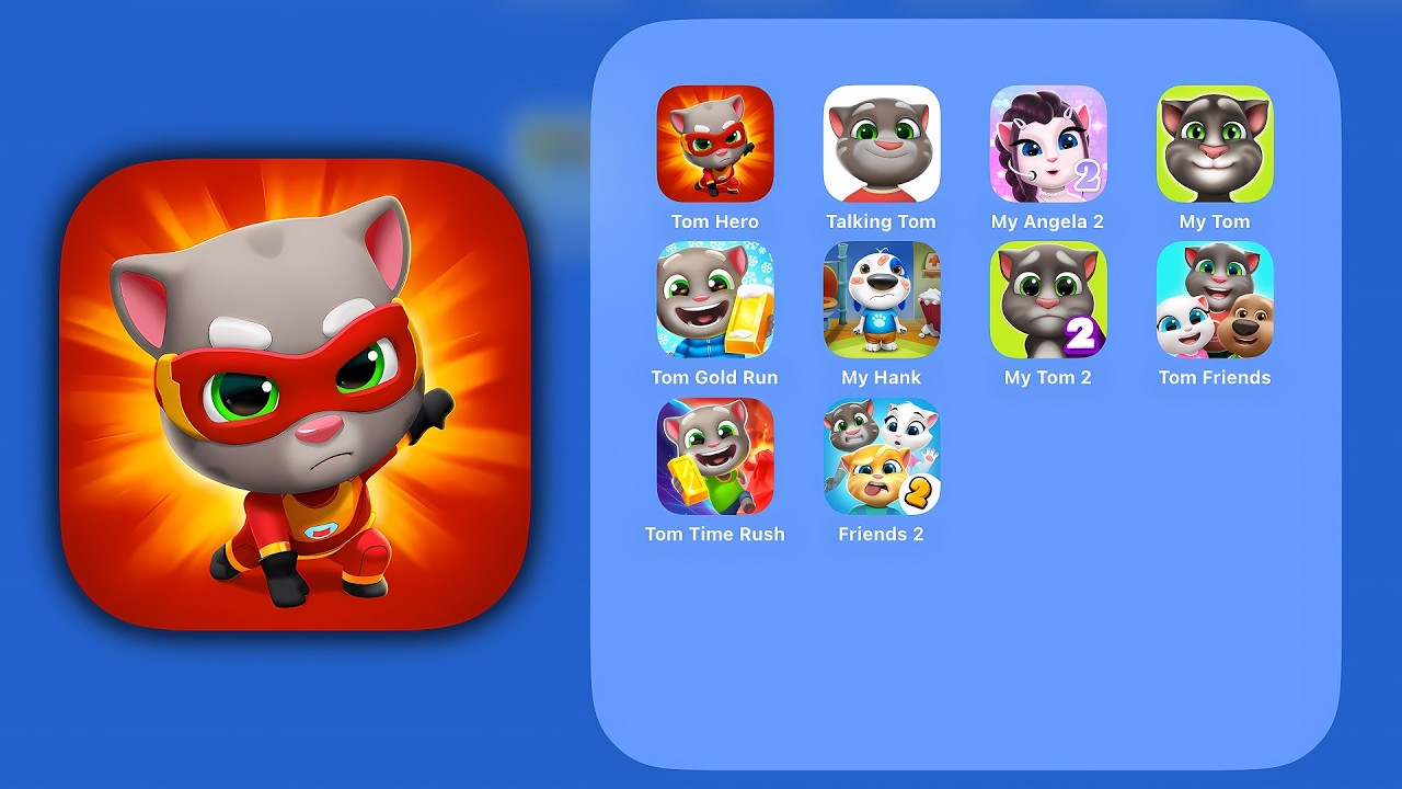 Talking Tom Hero Dash - Gameplay Walkthrough: Chase the Rakoonz and Save the City! (Android, iOS)