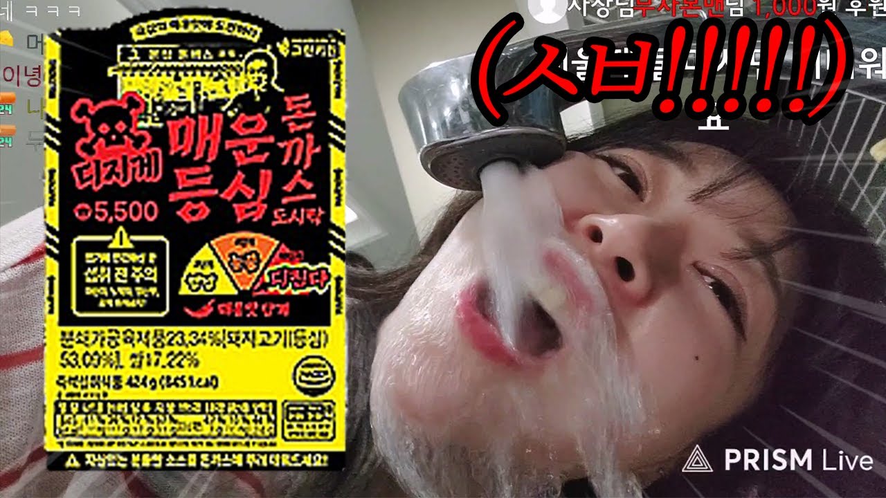 이거 누가 먹으라고했냐????? (디진다돈까스+포르쉐케이크 먹방)