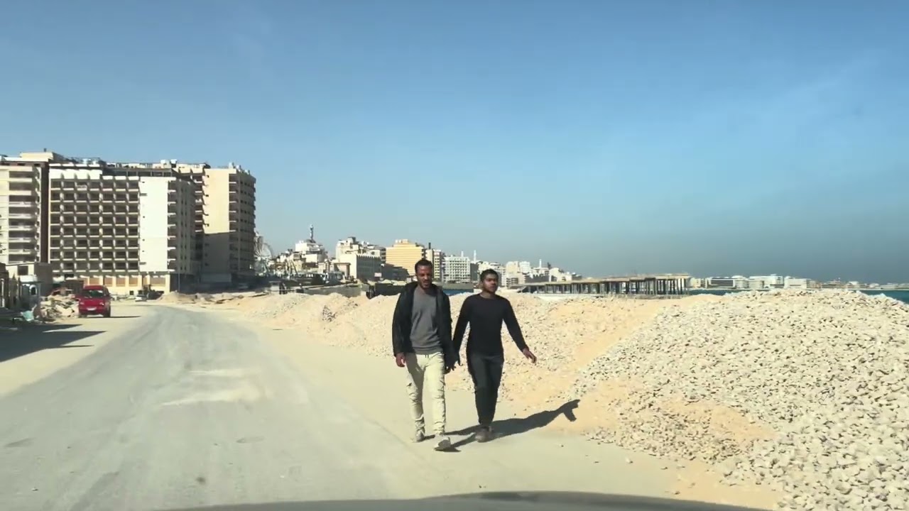 أخر تطورات كورنيش مطروح فى التحديثات الجديدة