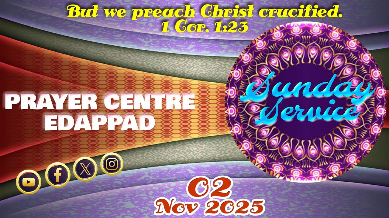 🔴LIVE | Sunday Service | 02-November-2025