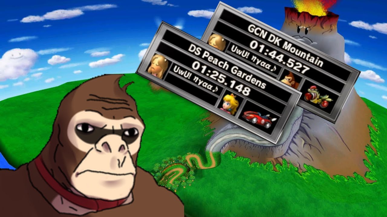 Beating 200cc Staff Ghosts | Peach Gardens + DK Mountain