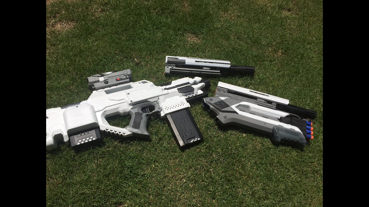 Nerf Mod: The Oblivion Rifle w/ Modular Attachments