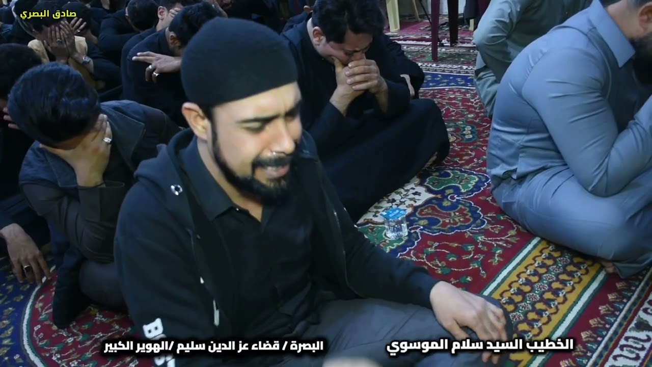 نعي للخطيب السيد سلام الموسوي . الليالي الفاطمية الراوية الثالثة