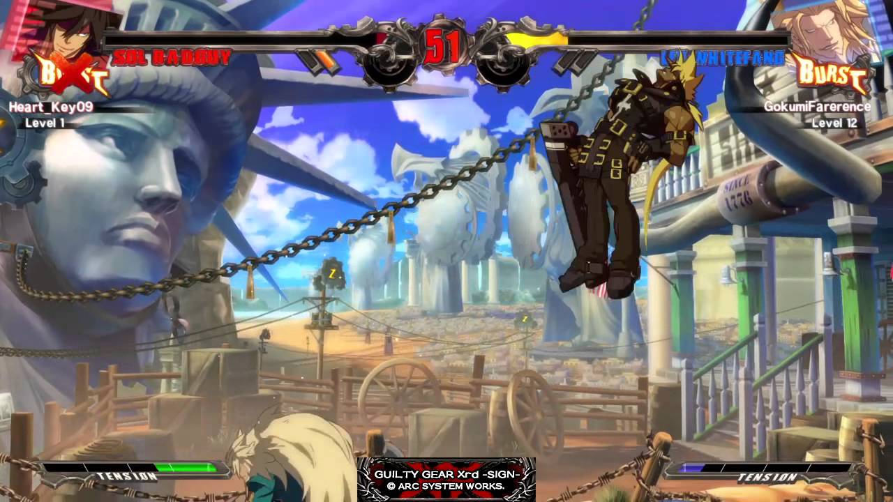 GGXrd Leo vs Sol