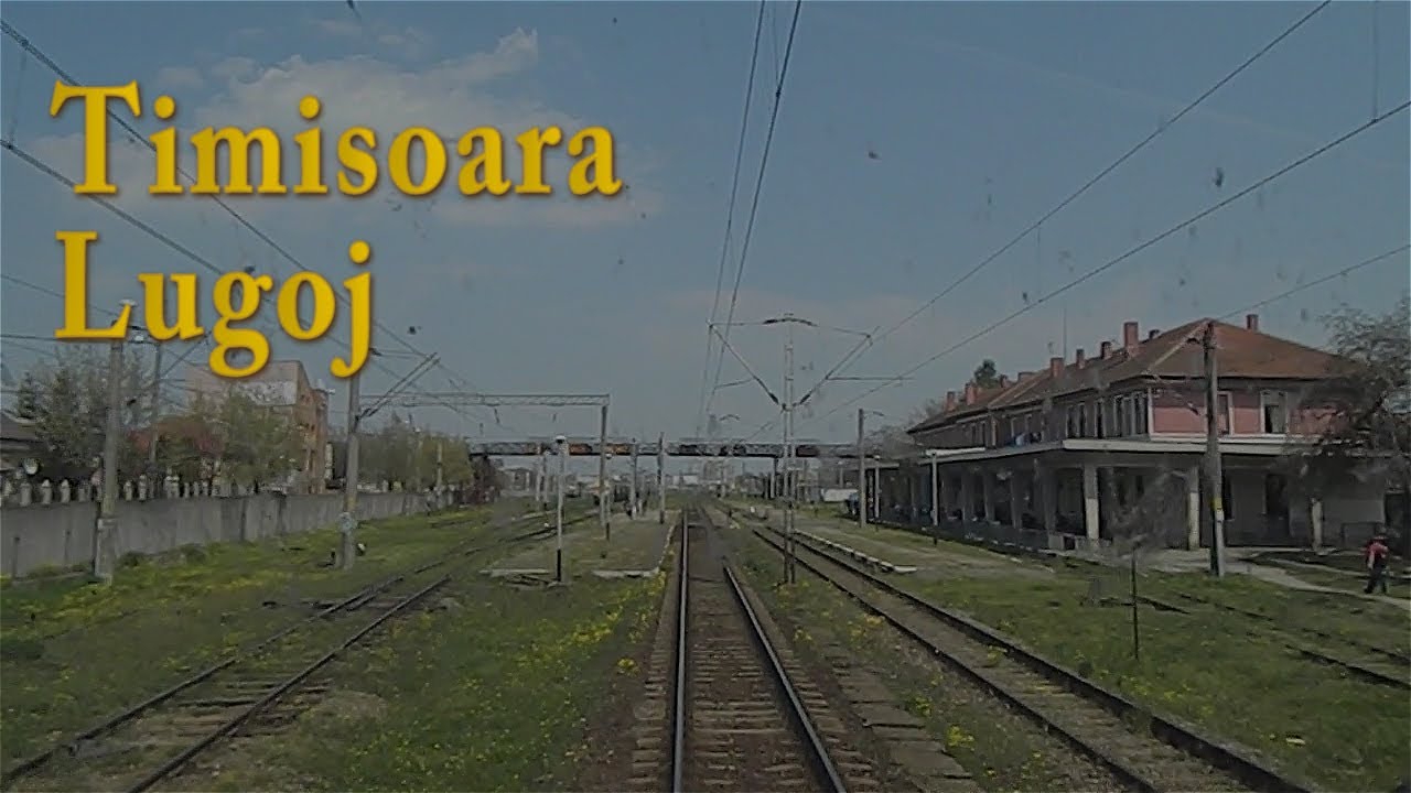 TIMISOARA-LUGOJ Cab view-Train-Dalla Cabina-En cabine-Trenler-Trenes-Tog-Mozdony-Vonat ksi wwe